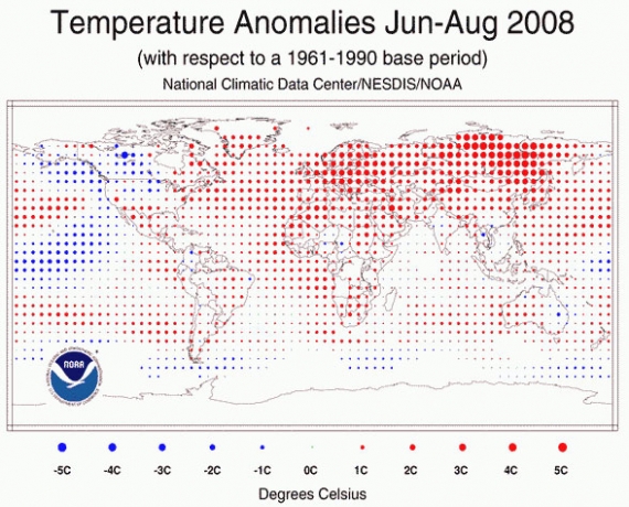 Zmiany temperatury na Ziemi