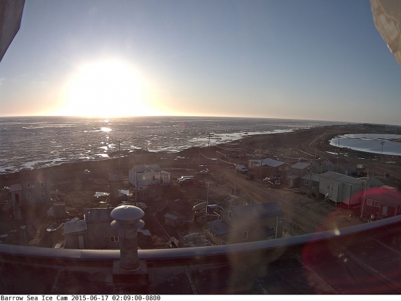 Barrow - wschód Słońca