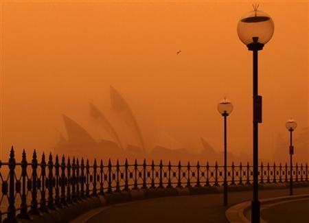 Burza piaskowa w Sydney Burza piaskowa w Sydney