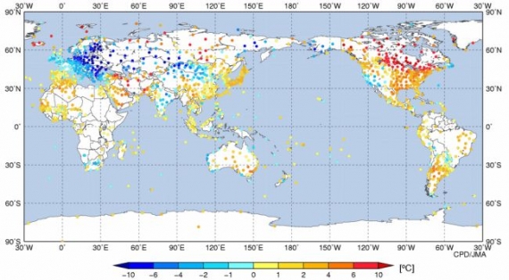 Anomalie temperatury Anomalie temperatury