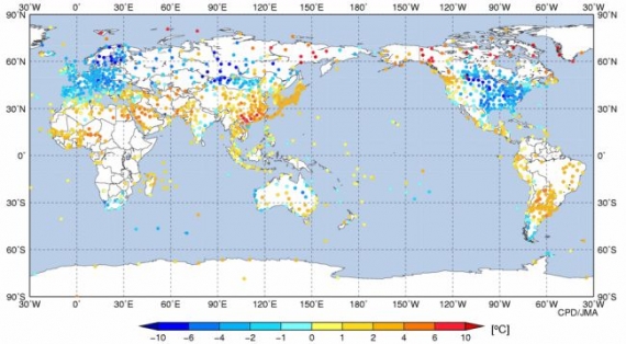 Anomalie temperatury Anomalie temperatury