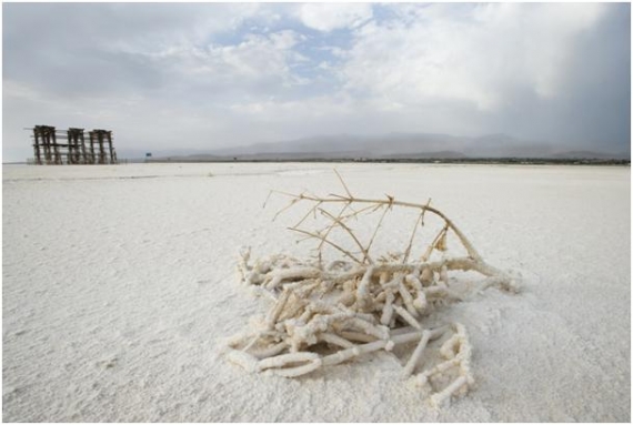 Wybrzeże jeziora Urmia Wybrzeże jeziora Urmia