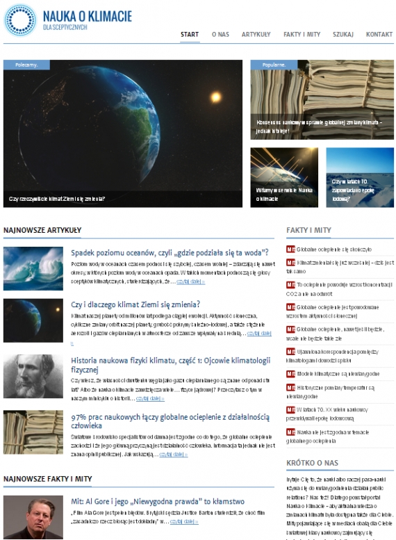 Nauka o Klimacie - screen