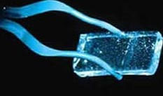 Kawałek rdzenia przygotowany do badania