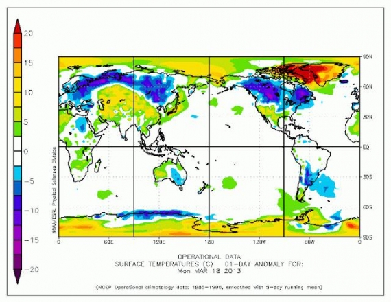 Odchylenia temperatur