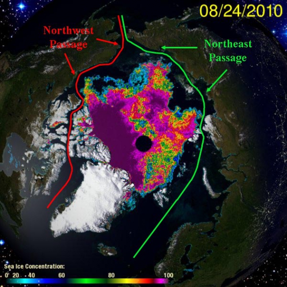 Zasięg i koncentracja lodu w Arktyce Zasięg i koncentracja lodu w Arktyce