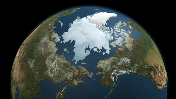 Zasięg lodu w Arktyce 3 września 2010