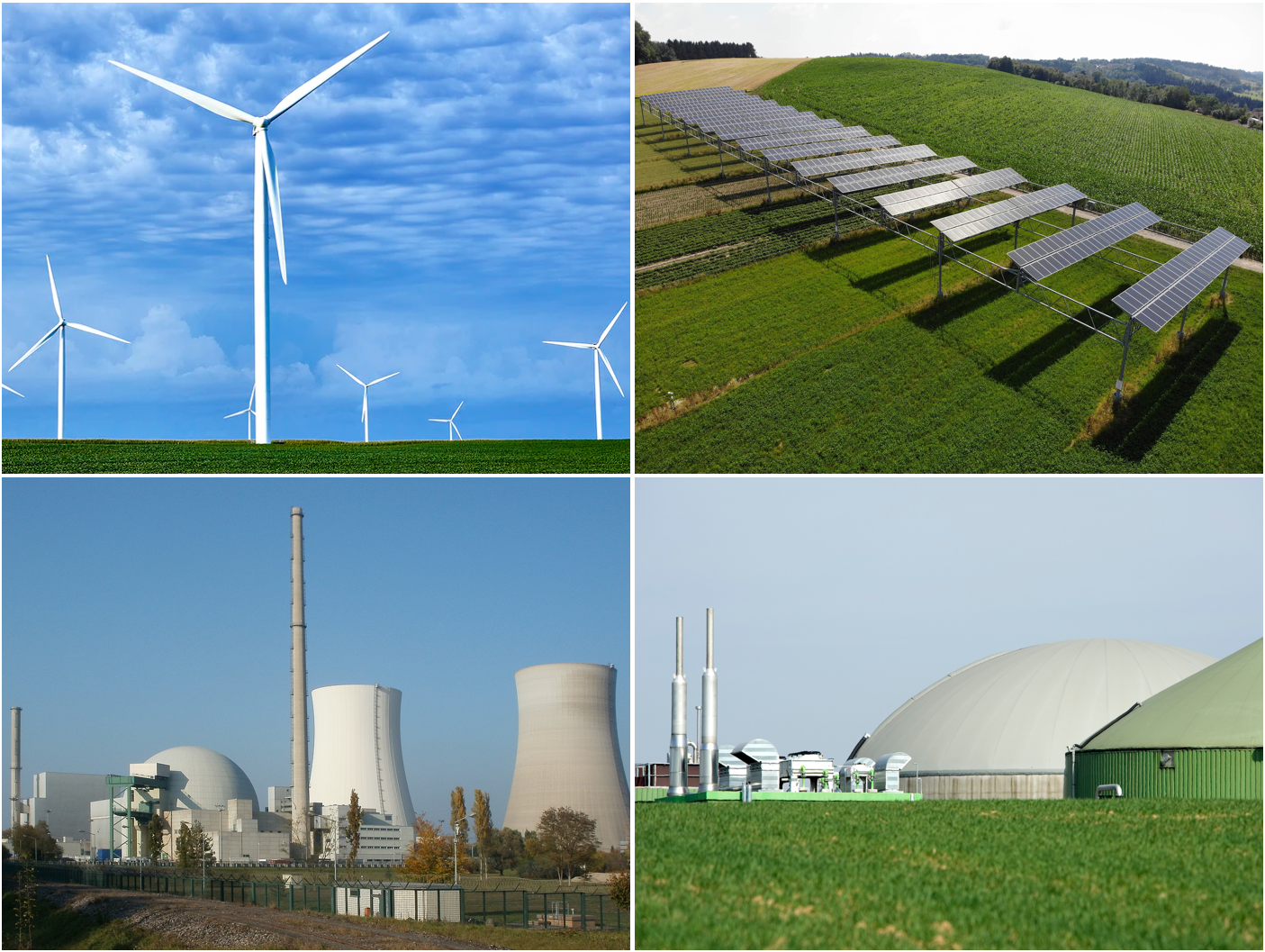 Źródła energii, na których możemy budować nasz polski system energetyczny: wiatr, słońce, atom i biomasa