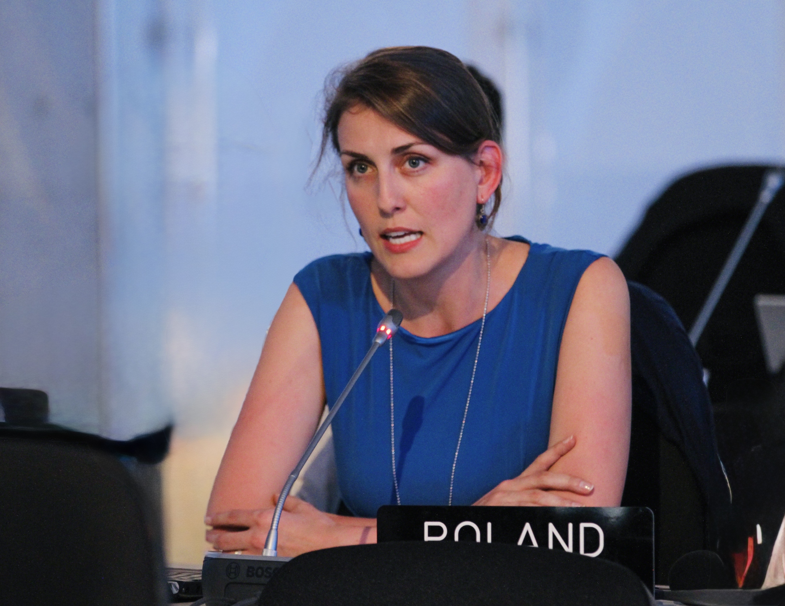 Katarzyna Snyder podczas negocjacji ws. porozumienia paryskiego