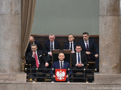 Karol Nawrocki w Sejmie. Źródło: Kancelaria Sejmu