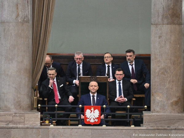 Karol Nawrocki w Sejmie. Źródło: Kancelaria Sejmu