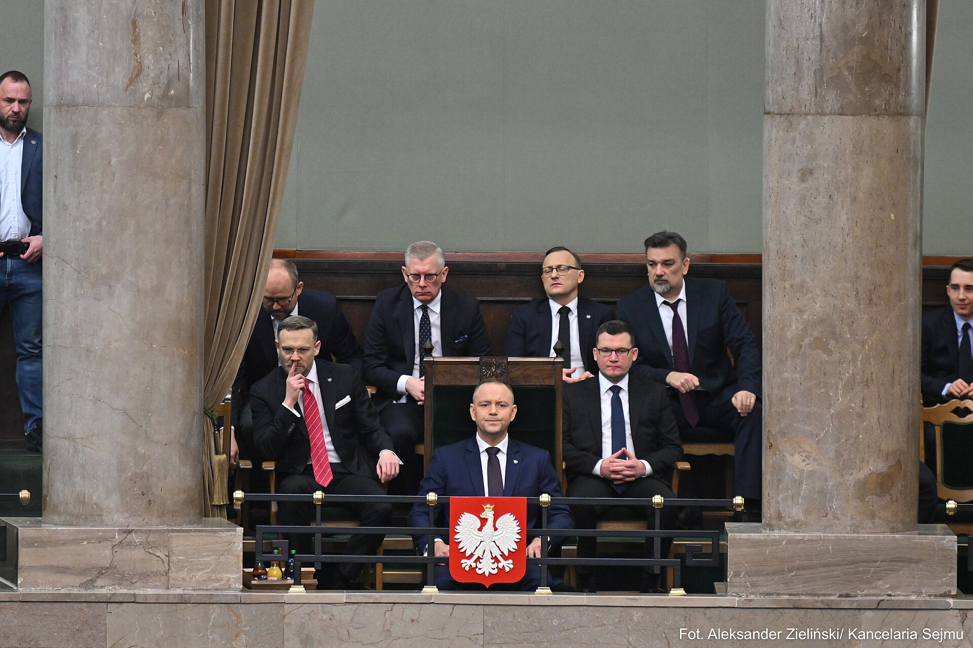 Karol Nawrocki w Sejmie. Źródło: Kancelaria Sejmu