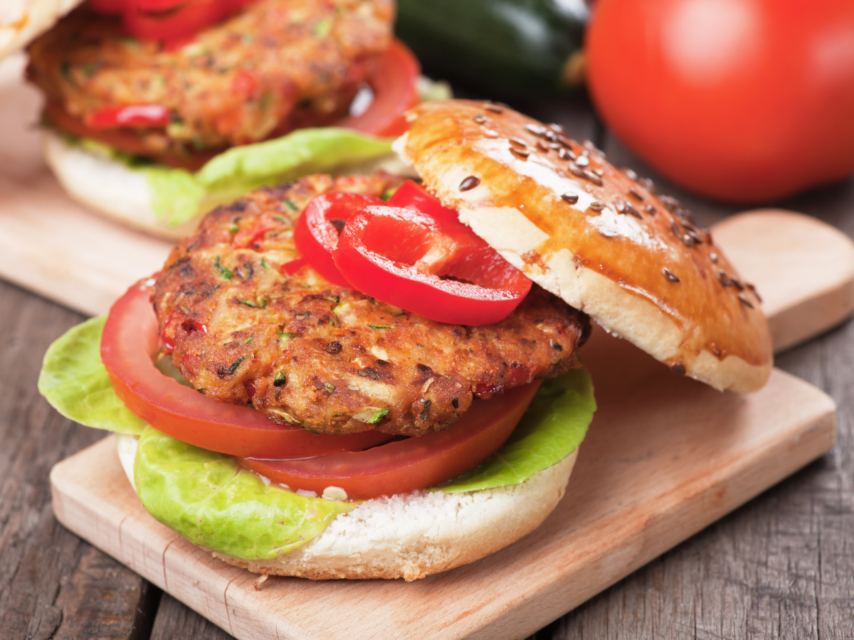 Wegański burger