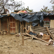 Chata w afrykańskiej osadzie