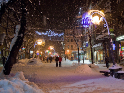 Krupówki w Zakopanem.